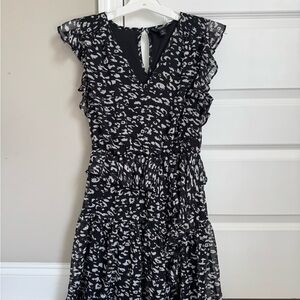 Simply Vera Vera Wang Black and White Midi Sundress